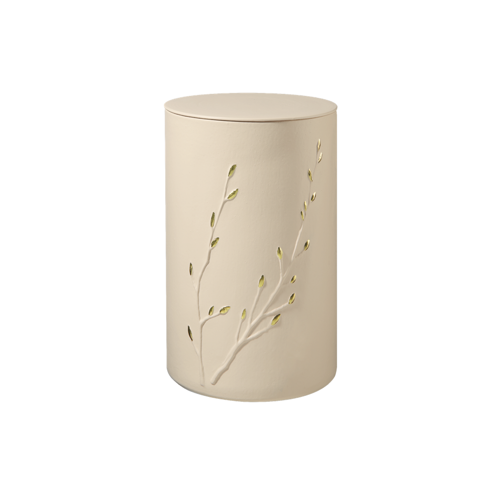 Keramikurne, RONDO ZEN, cashmere gold