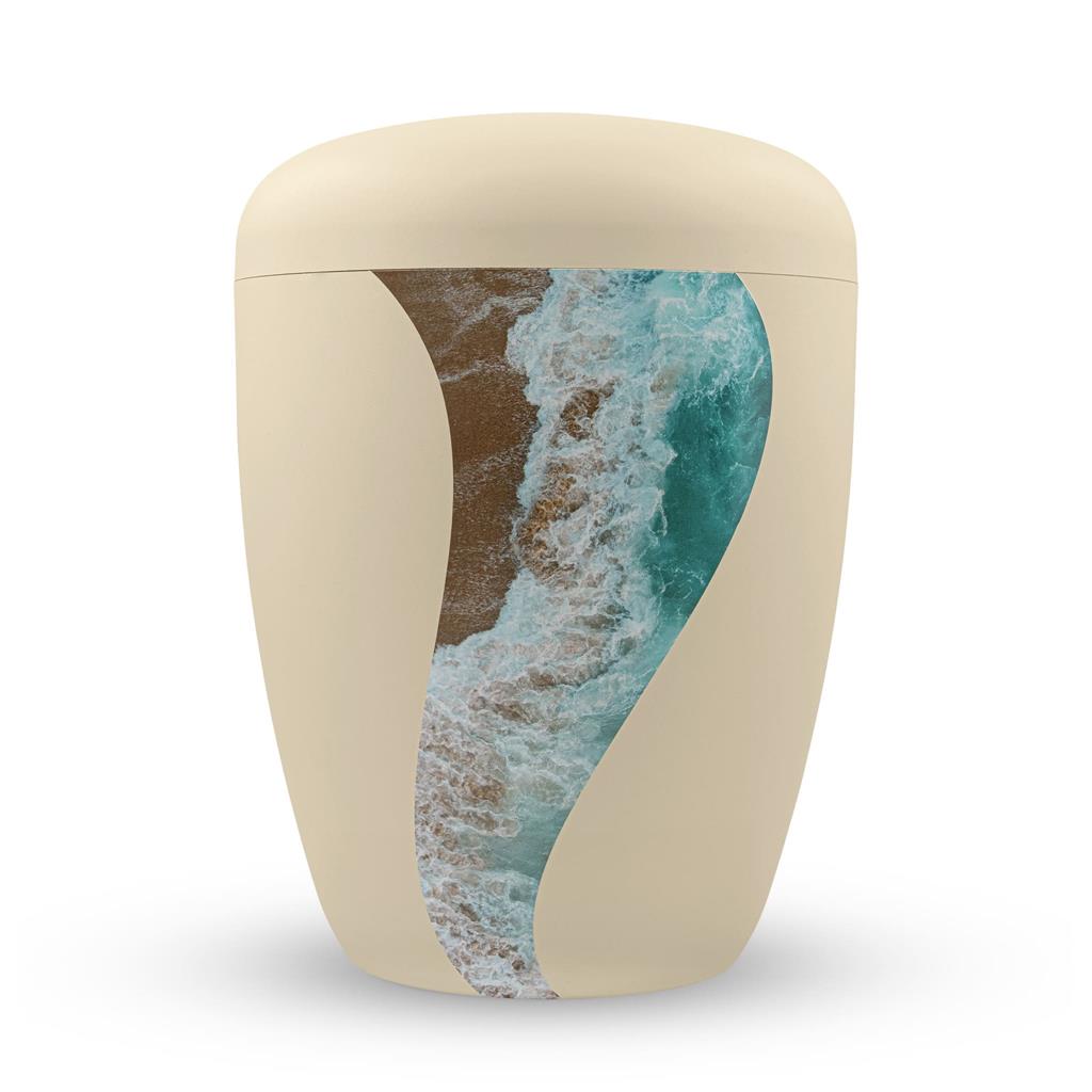 Naturstoffurne, seashell, 'Strand'