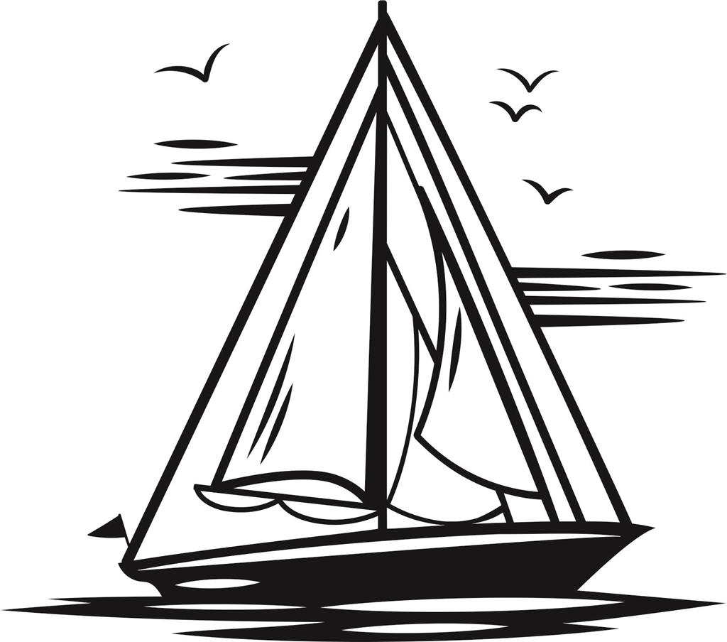 Foliebemblem 'Segelschiff', gold
