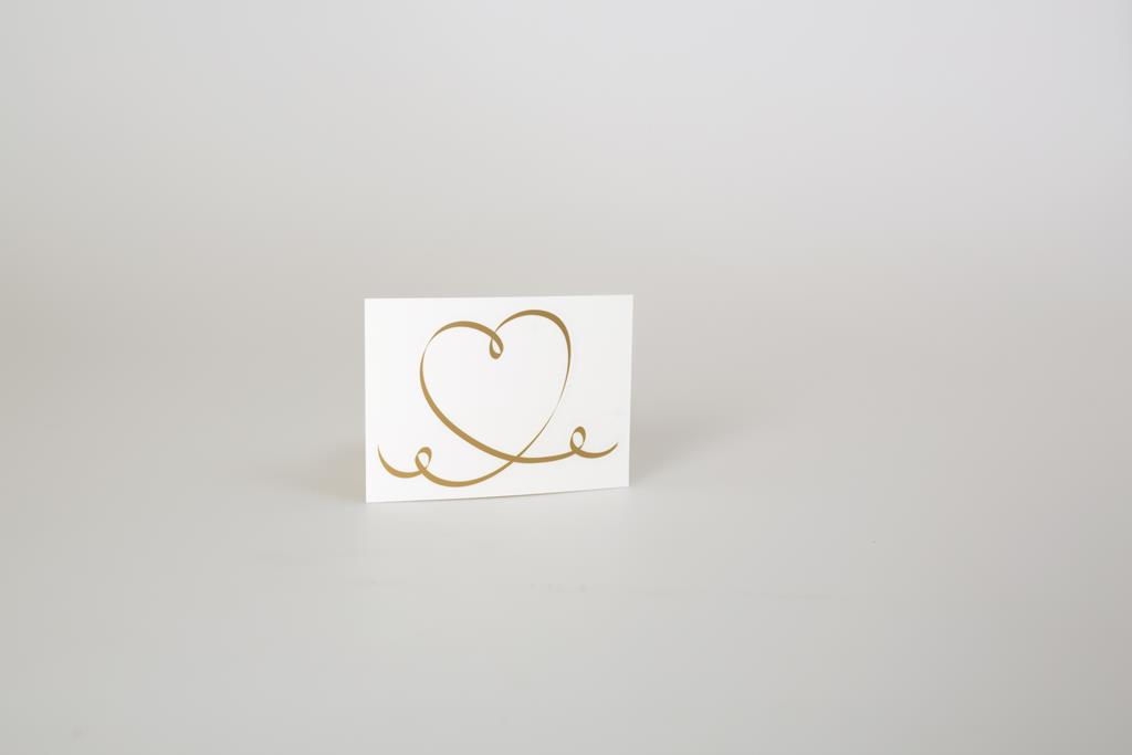 Foliebemblem 'Herz', gold