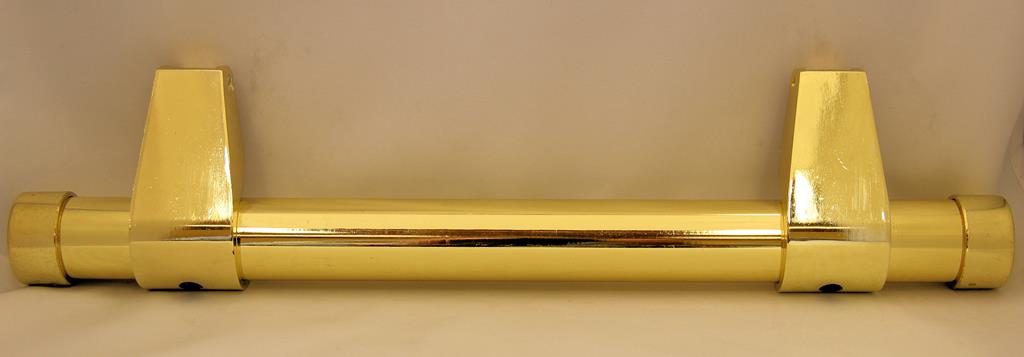 Finartgarnitur mit Zubehör 580, Stangenbeschlag, Halter: messing-galv.