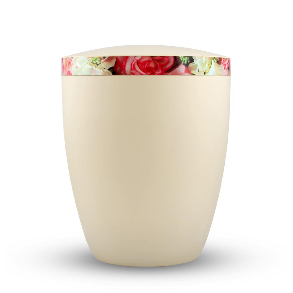 Naturstoffurne, seashell, "Rosen groß"