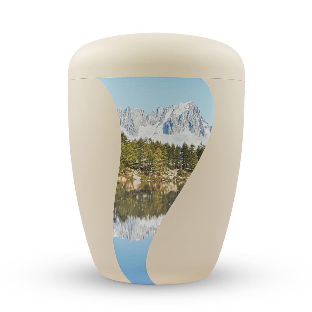 Naturstoffurne, seashell, 'Bergsee'