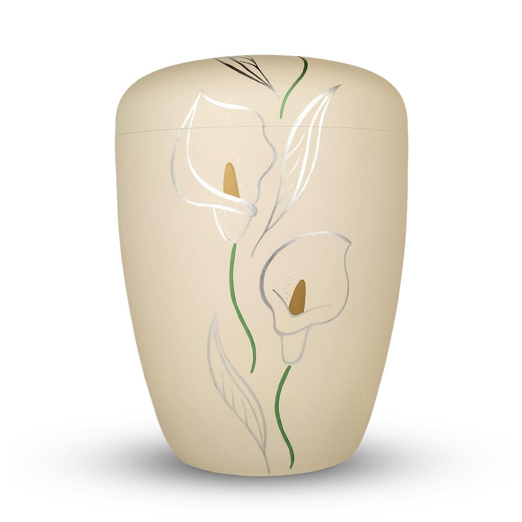 Naturstoffurne, seashell, "Calla"