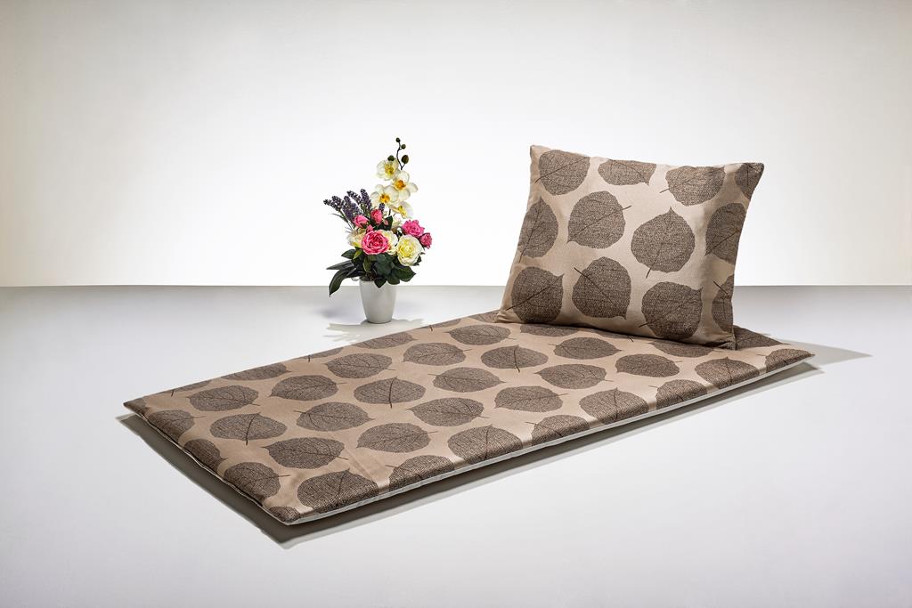 Deckengrt., beige, Blätter