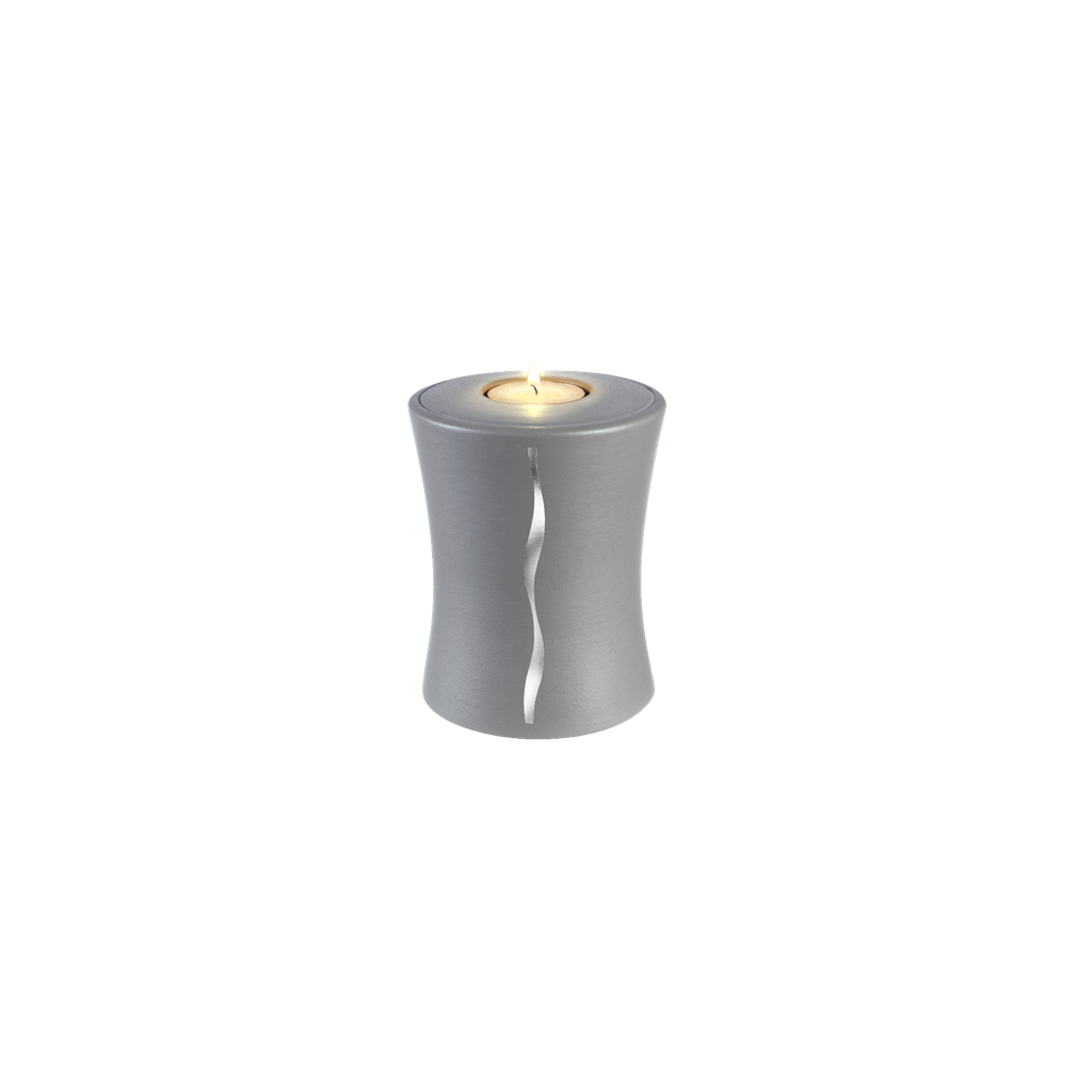 Keramikurne, CONTURA Memory, flanell silber