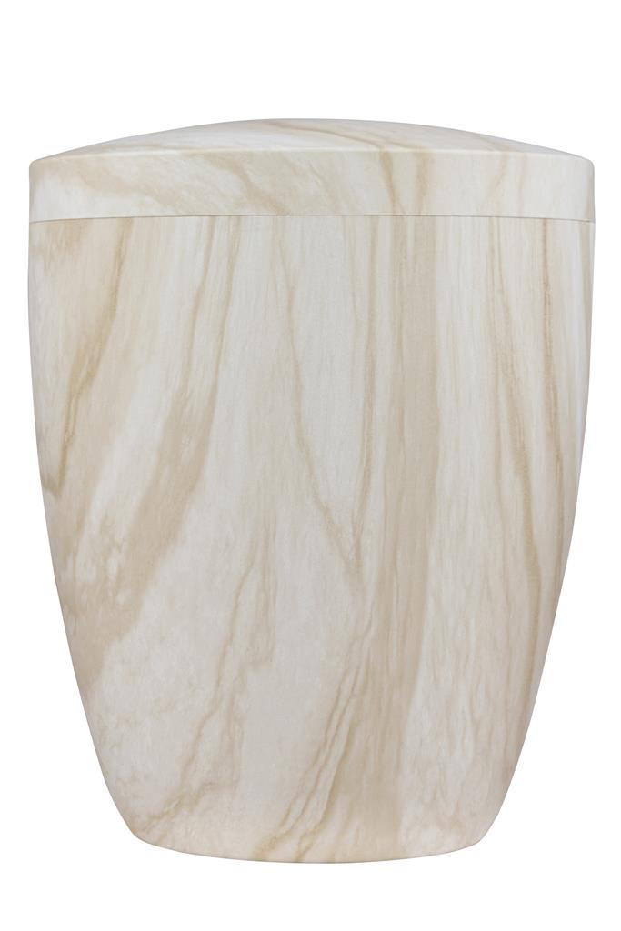 Naturstoffurne, Beschichtung "Carrara-matt"