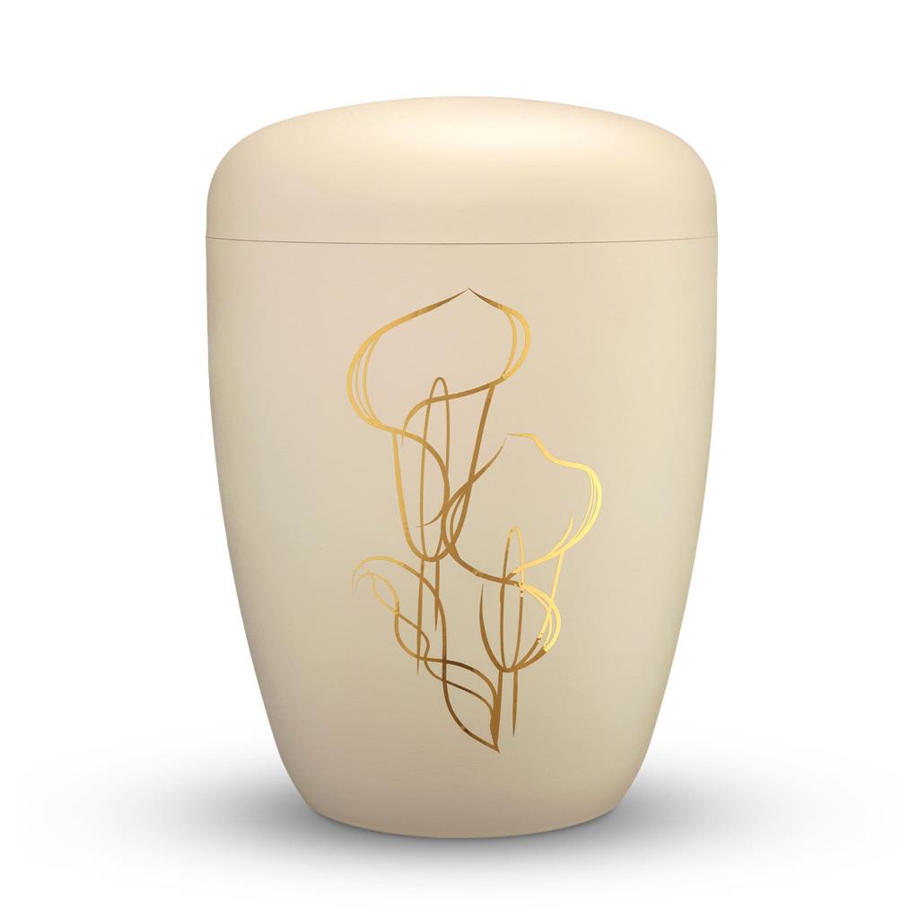 Naturstoffurne, seashell, "Calla"