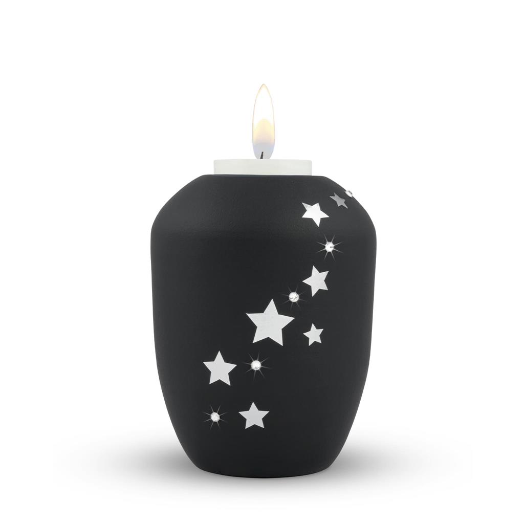 Gedenklicht, stone-grey, "Sterne"