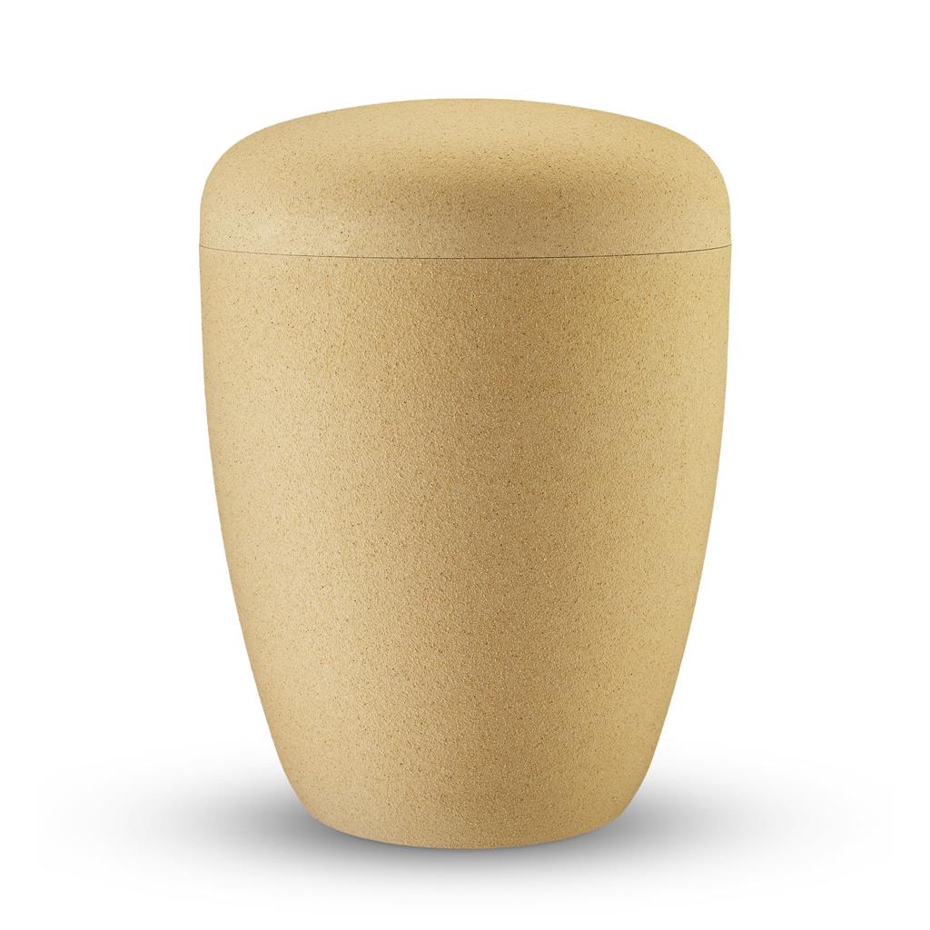 Naturstoffurne, ivory-velvet