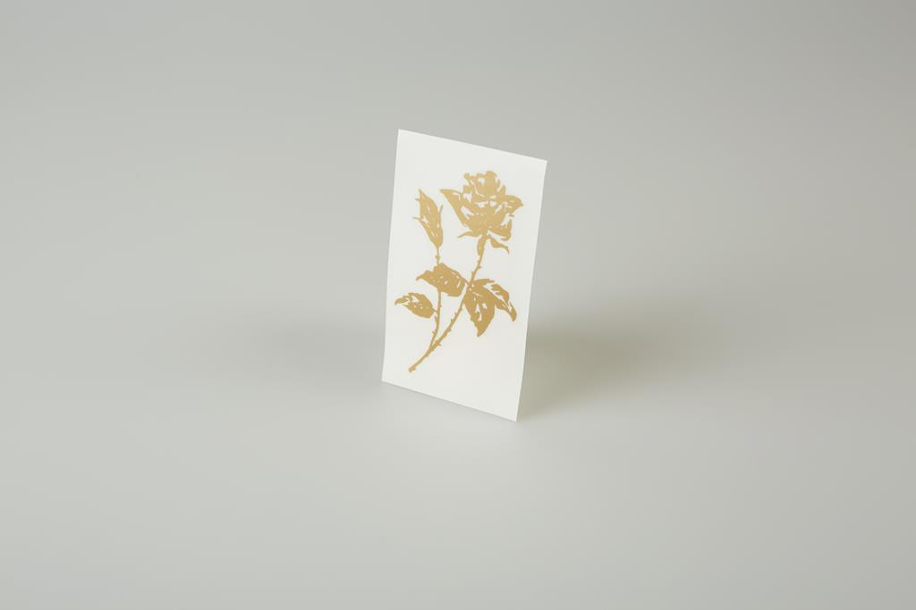 Folienemblem 'Rosenzweig', gold