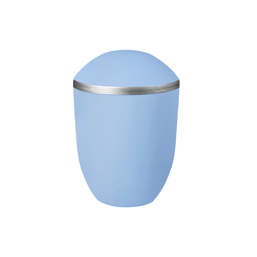 Keramikurne, AQUA PURE, atlantikblau silber