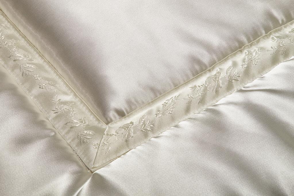 Deckengrt., creme, Rosenborte innen und außen