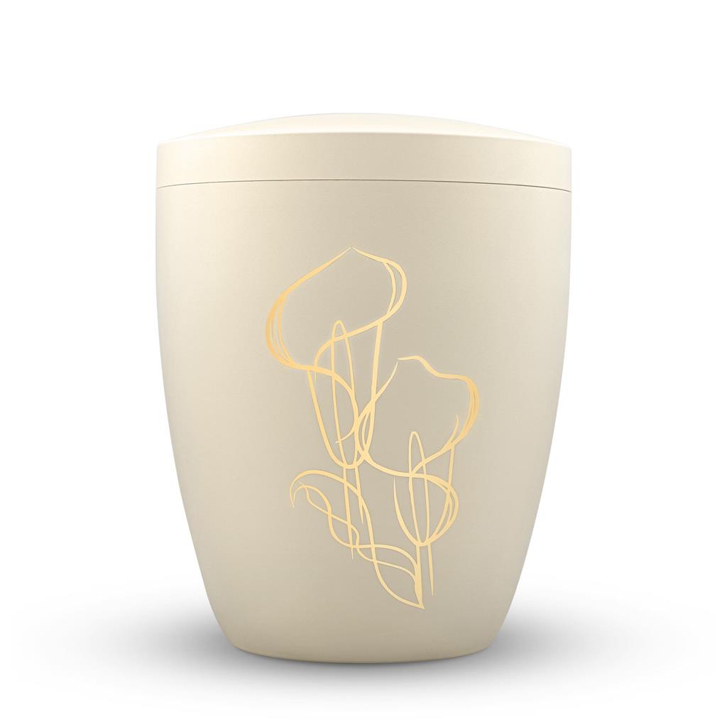 Naturstoffurne, seashell, "Calla"