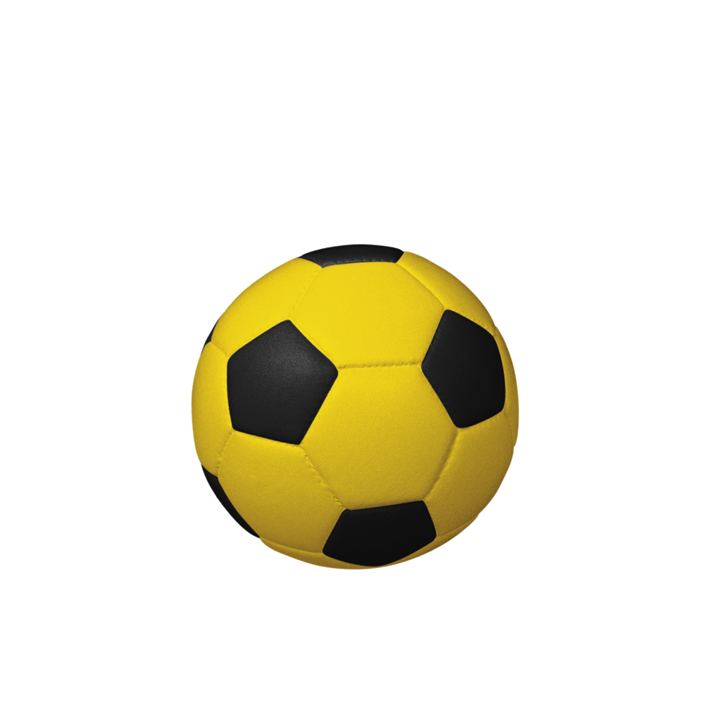 Keramikurne, FUSSBALL, schwarz-gelb