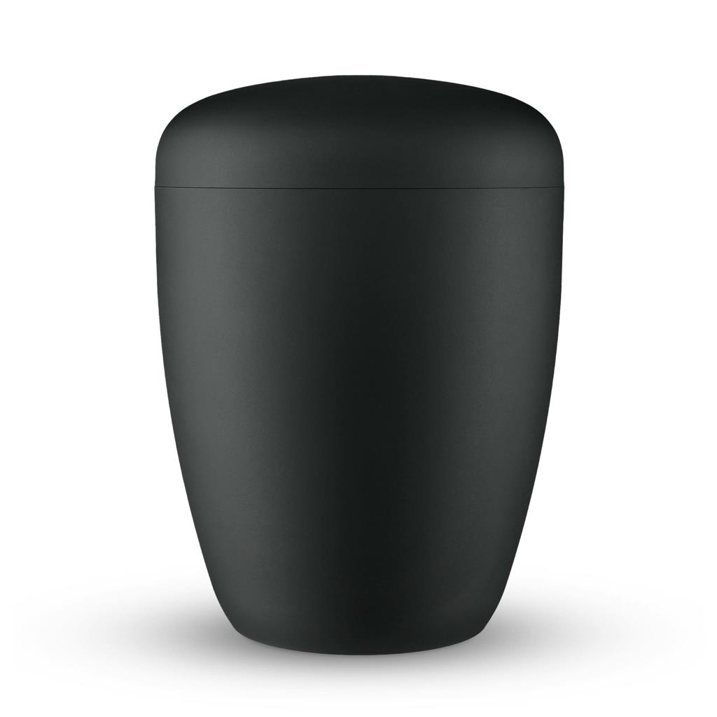 Naturstoffurne, satin-black