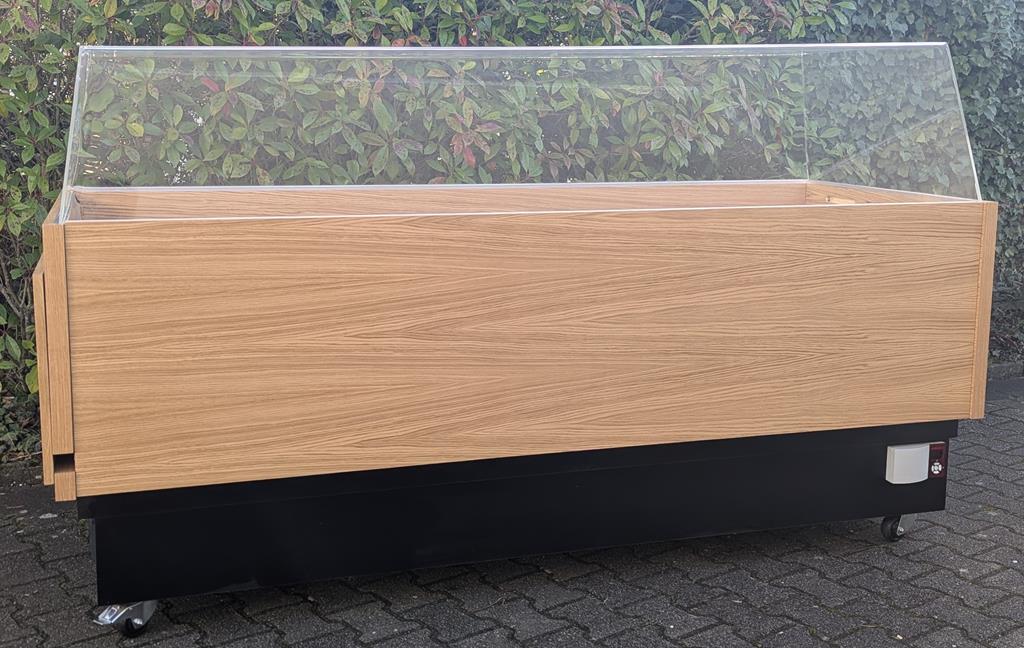 Leichenkühltruhe Eiche hell