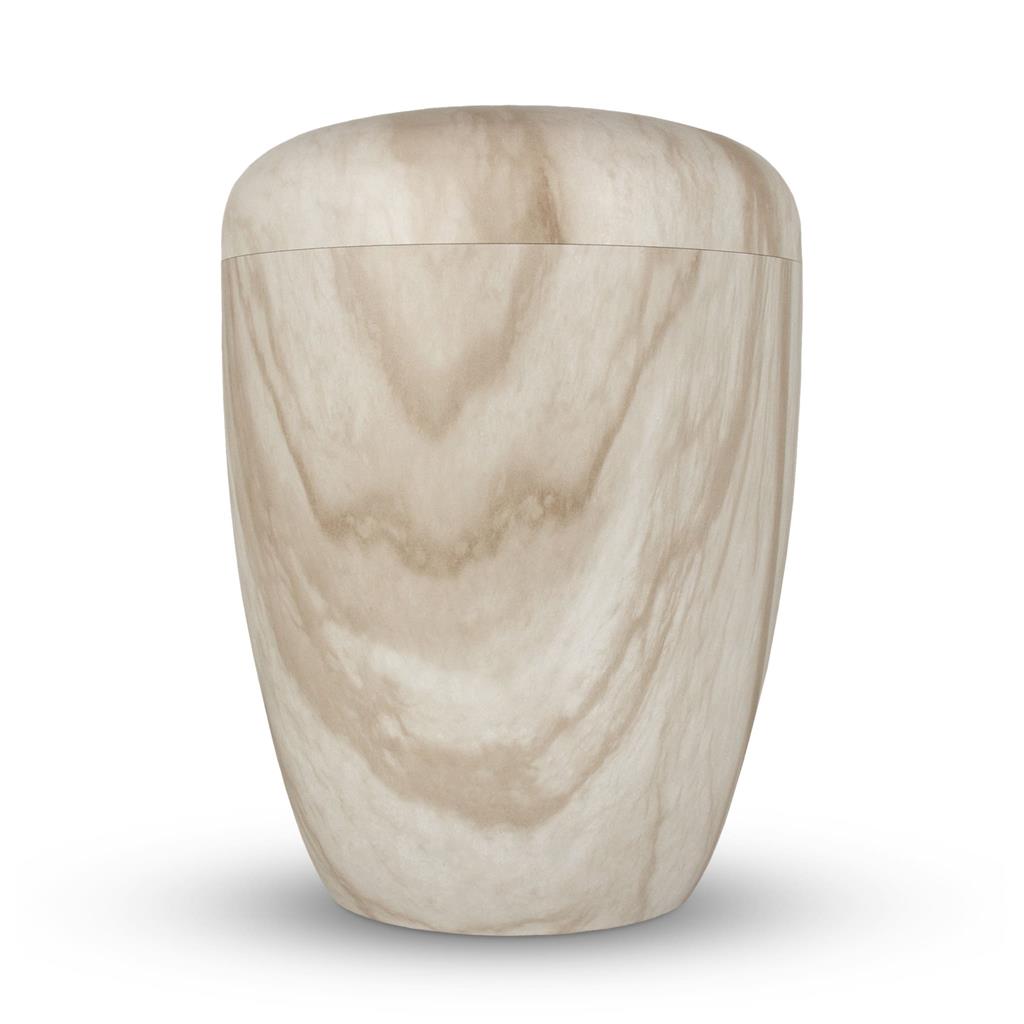 Naturstoffurne, Beschichtung "Carrara-matt"