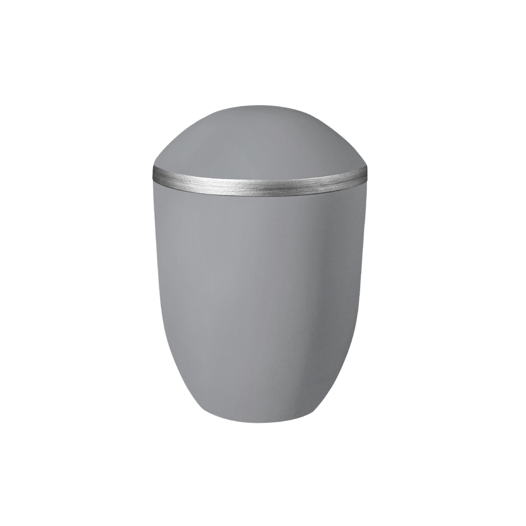 Keramikurne, PURE, flanell silber