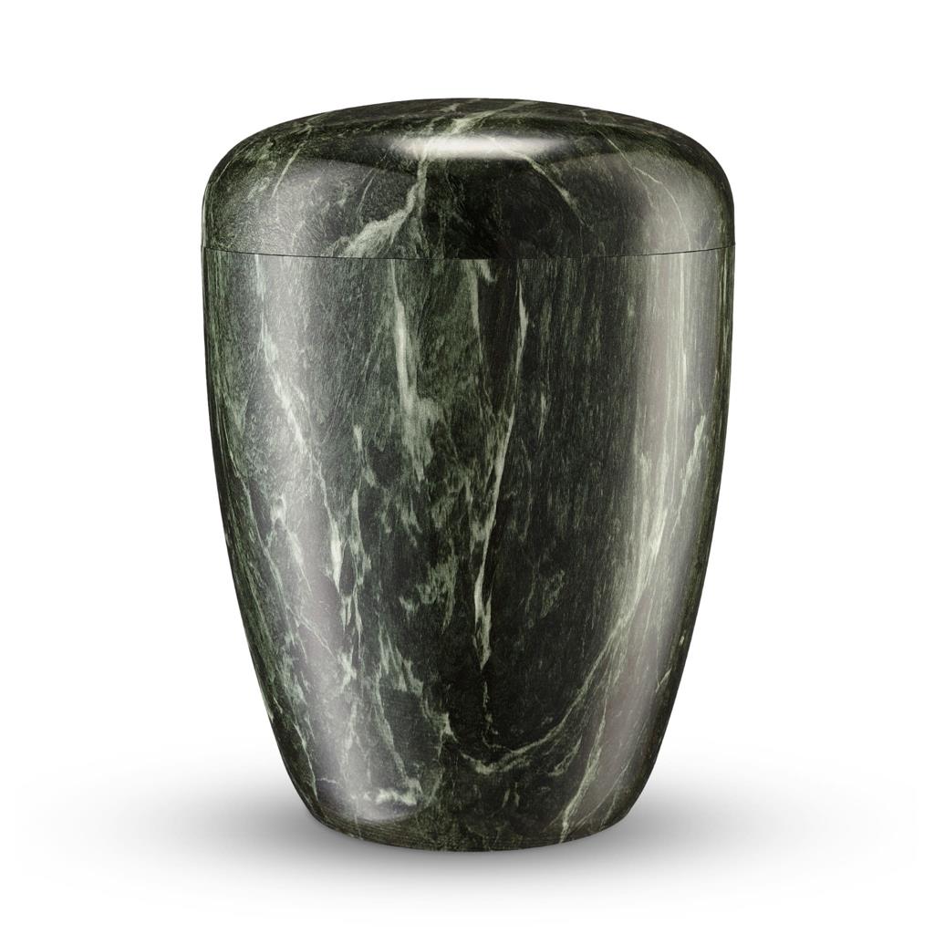 Naturstoffurne, Beschichtung "Grünmarmor"