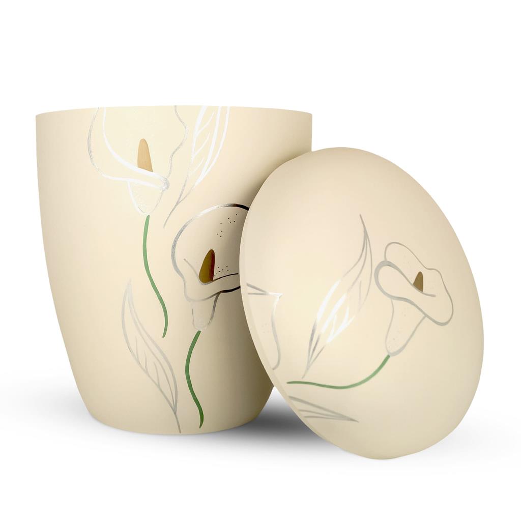 Naturstoffurne, seashell, "Calla"
