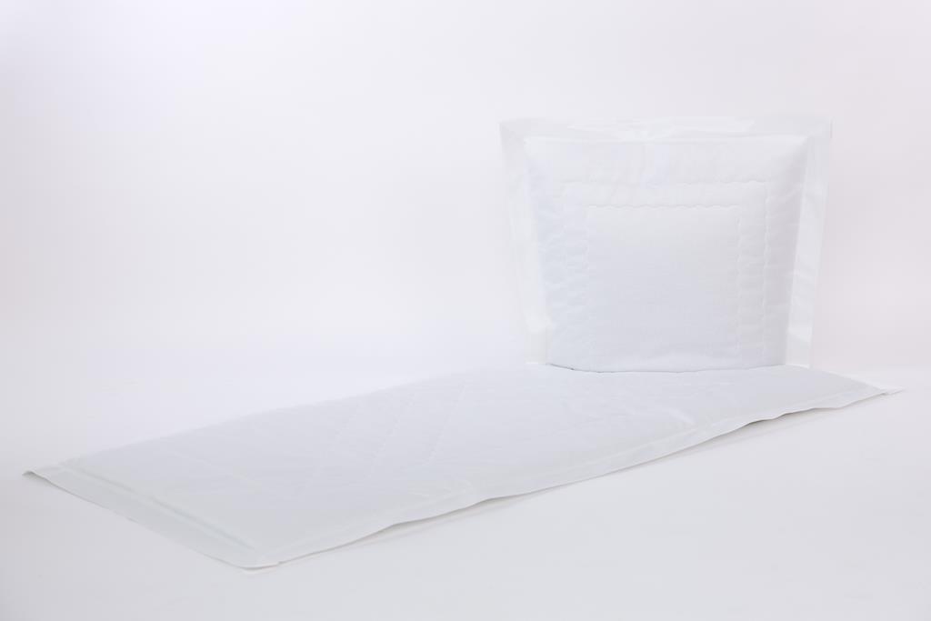 Deckengrt., BW-Gewebe weiß, Stehsaum, 200 g/m²