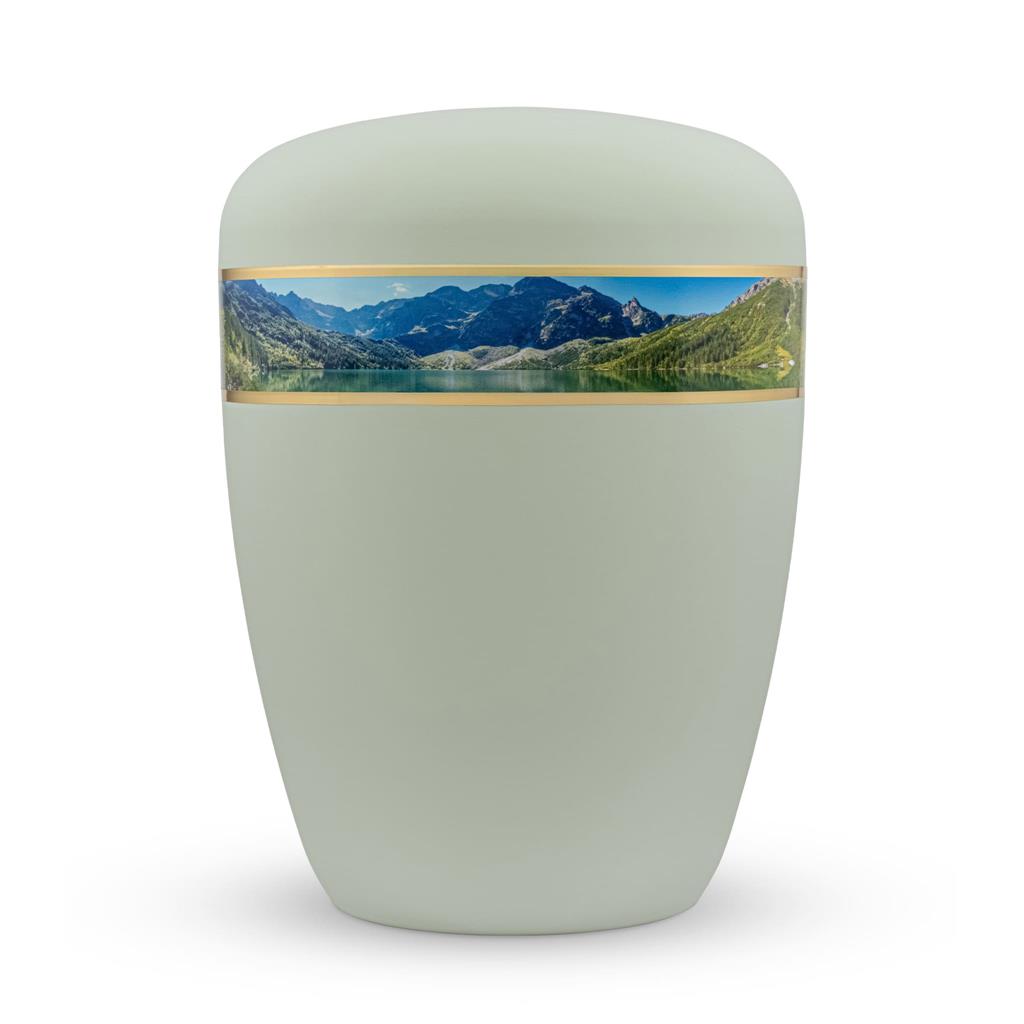 Naturstoffurne, mint-matt, "Berge"