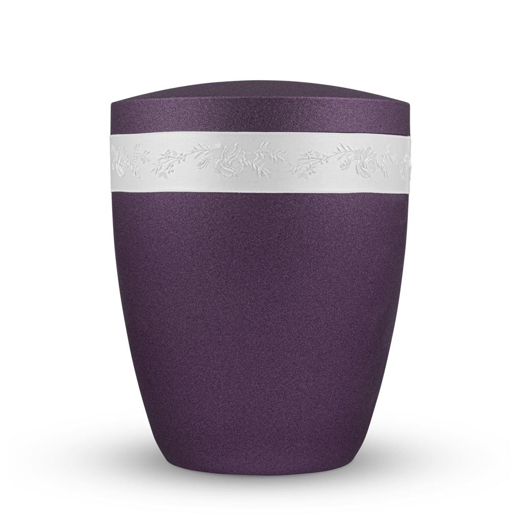 Naturstoffurne, glint-violett, Rosenborte rosé