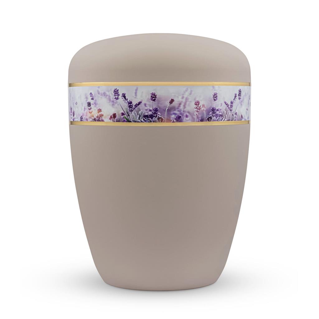 Naturstoffurne, rosé-matt, "Lavendel"