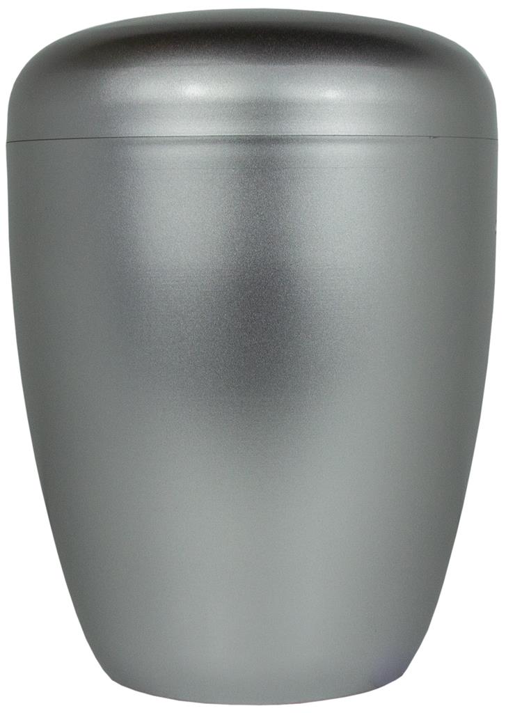Naturstoffurne, silber
