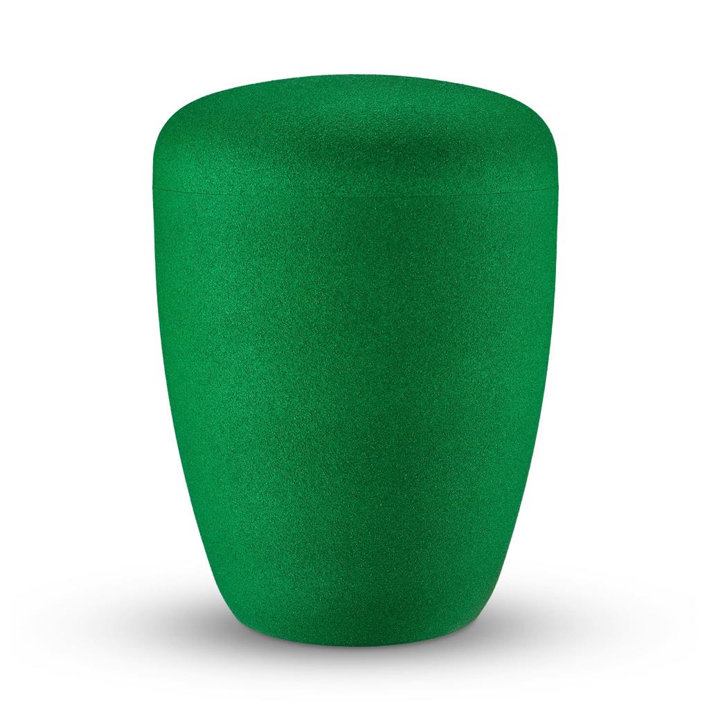Naturstoffurne, green-velvet