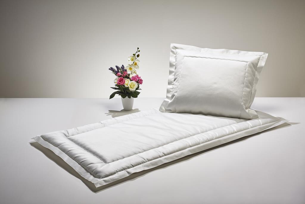 Deckengrt., Drell creme, Stehsaum, 350 g/m²
