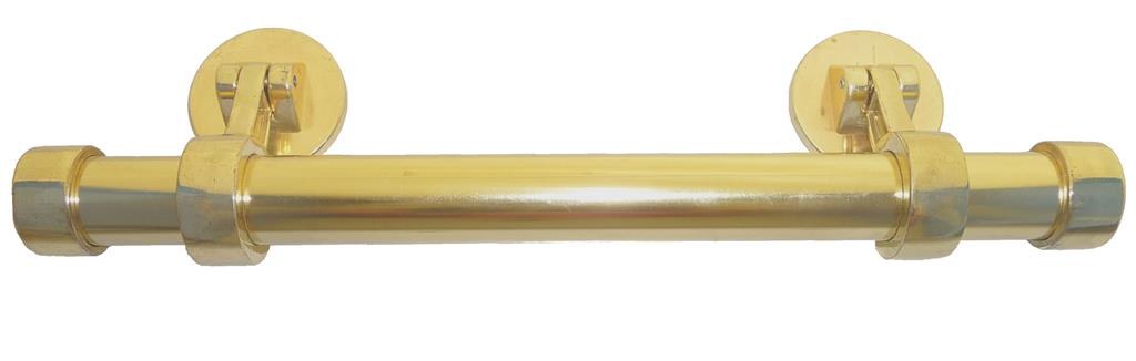 Finartgarnitur mit Zubehör 580, Stangenbeschlag, Halter: messing-galv.