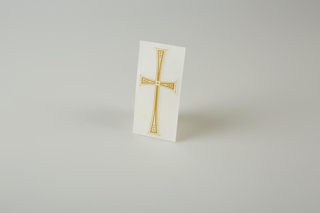 Folienemblem 'Kreuz', gold
