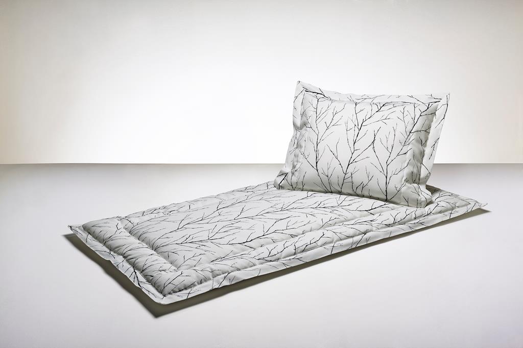 Deckengrt., Dekostoff, Äste, Stehsaum, 350 g/m²