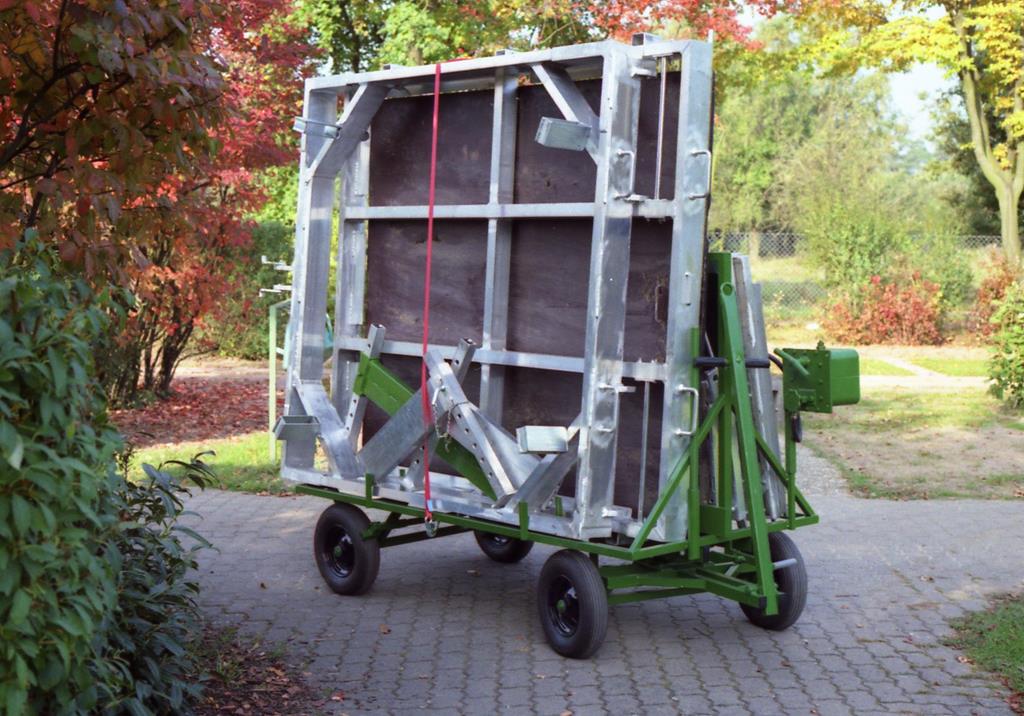 Erdcontainer Zubehör Transportwagen zum verladen von HB-Container